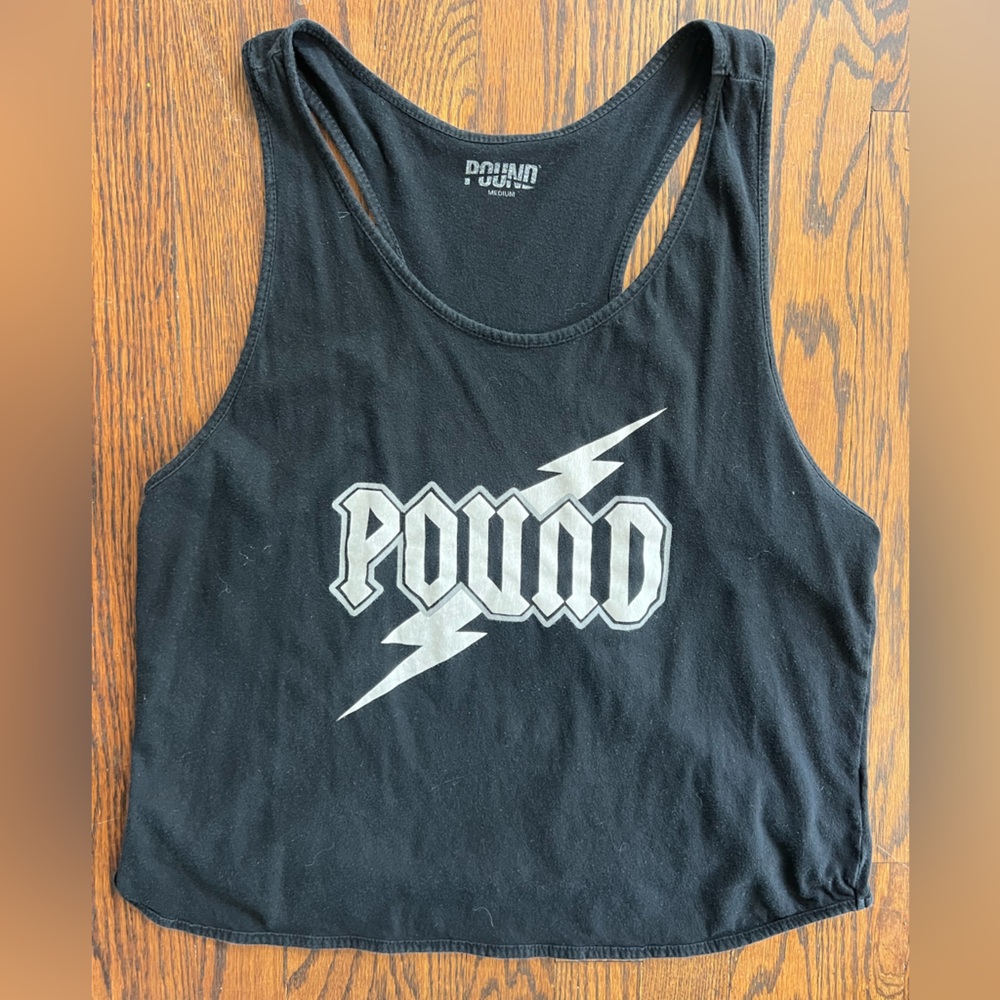 Pound Rockout Workout cropped tank medium